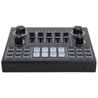 V9 Bluetooth zvuková karta, Mixer Voice Soundboard Live, Bluetooth Sound Mixer Board s 16 efekty, Audio Mixer pro nahrávání hudb